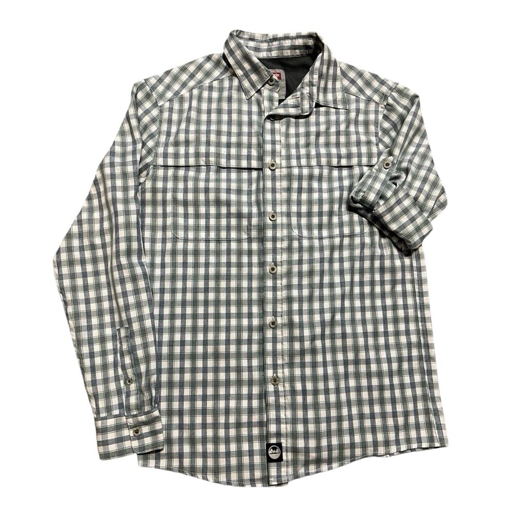 Wrangler‎ Outdoor Series Mens Button Down Shirt Size Small Hiking Camping